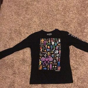 Minecraft graphic long sleeve t shirt designed by Jinx size large